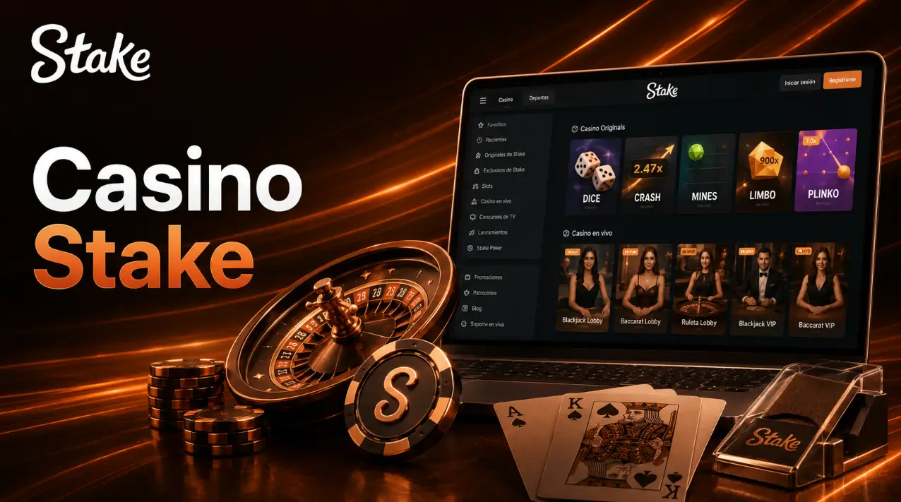 Casino Stake con Originals y juegos en vivo